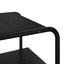 Konsolbord Sort eg 80 x 42,5 x 70 cm Konstrueret træ