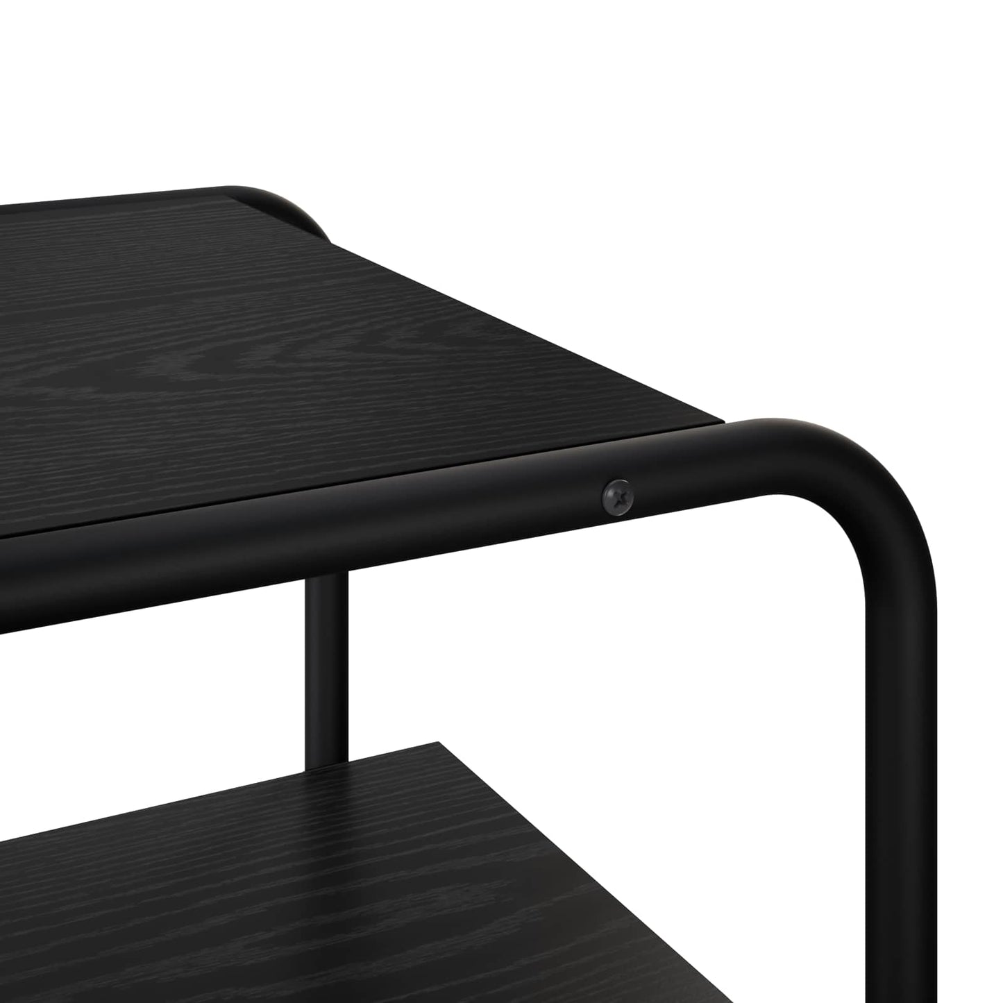 Konsolbord Sort eg 80 x 42,5 x 70 cm Konstrueret træ