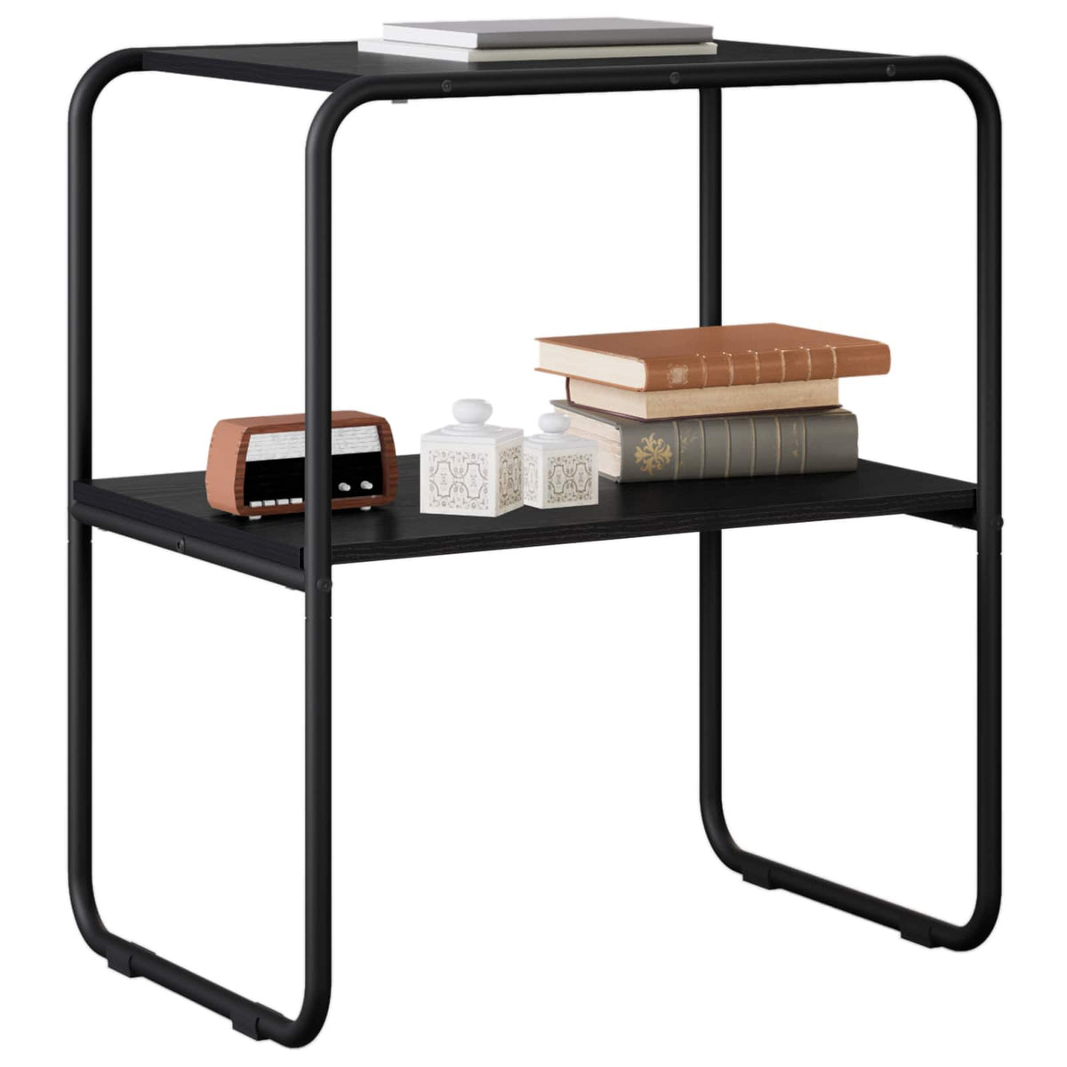 Konsolbord Sort eg 80 x 42,5 x 70 cm Konstrueret træ
