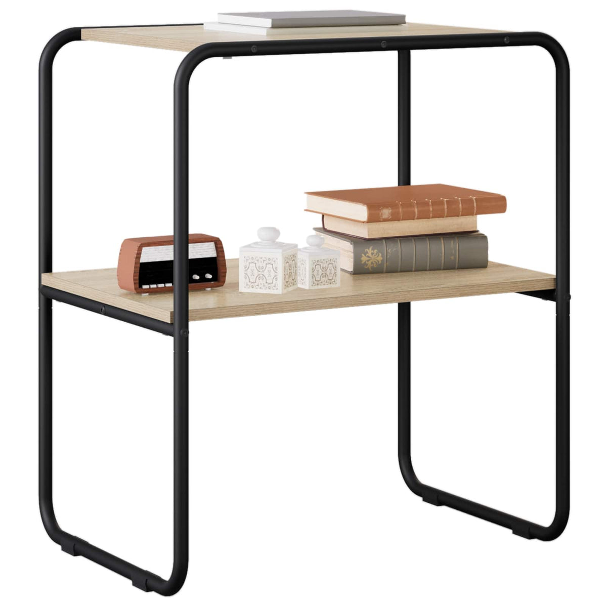 Konsolbord Sonoma-eg 80 x 42,5 x 70 cm Konstrueret træ