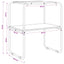 Konsolbord Sonoma-eg 80 x 42,5 x 70 cm Konstrueret træ