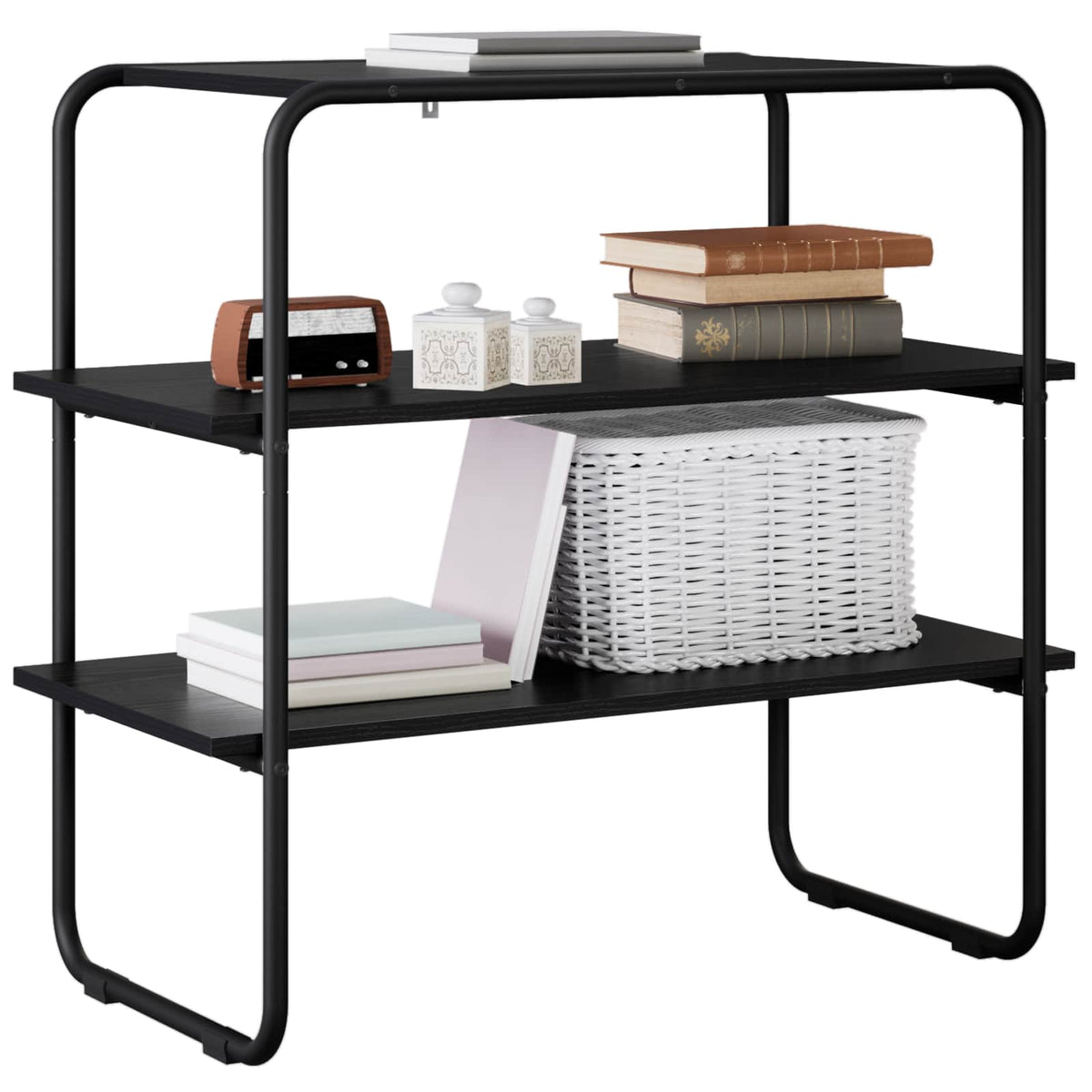 Konsolbord Sort eg 80 x 41 x 75 cm Konstrueret træ