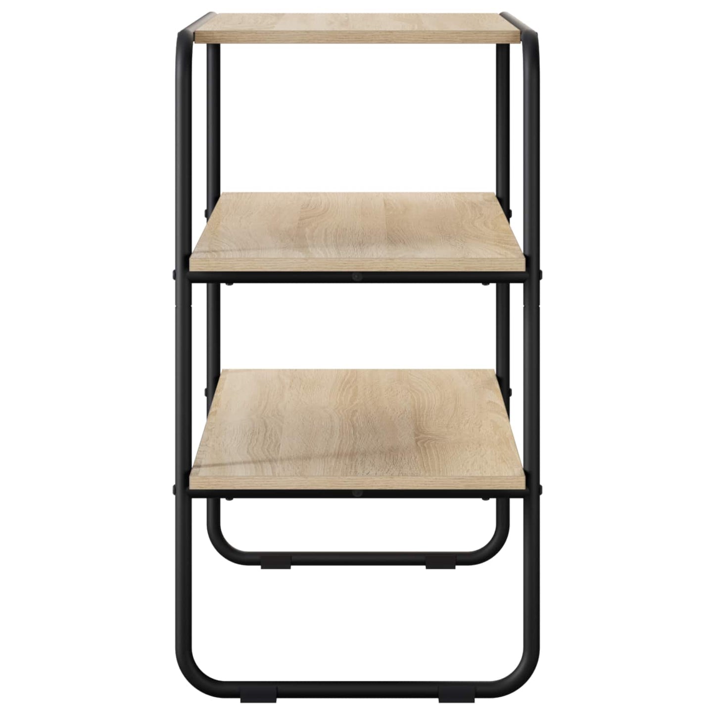 Konsolbord Sonoma-eg 80 x 41 x 75 cm Konstrueret træ