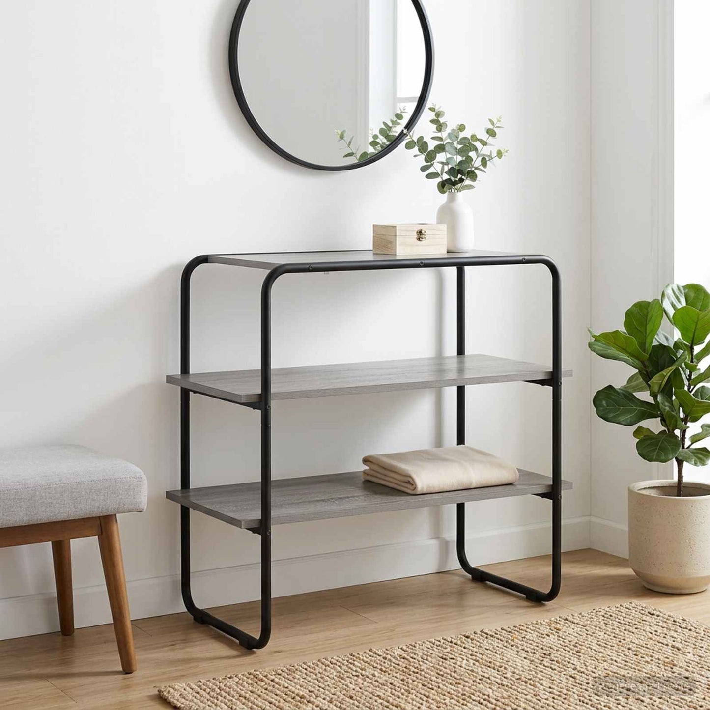 Konsolbord Grå Sonoma 100 x 41 x 75 cm Konstrueret træ
