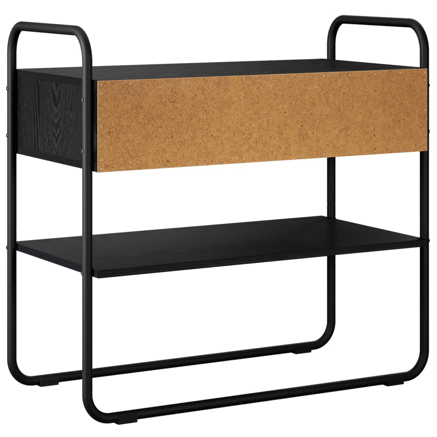 Konsolbord Sort eg 80 x 40 x 75 cm Konstrueret træ