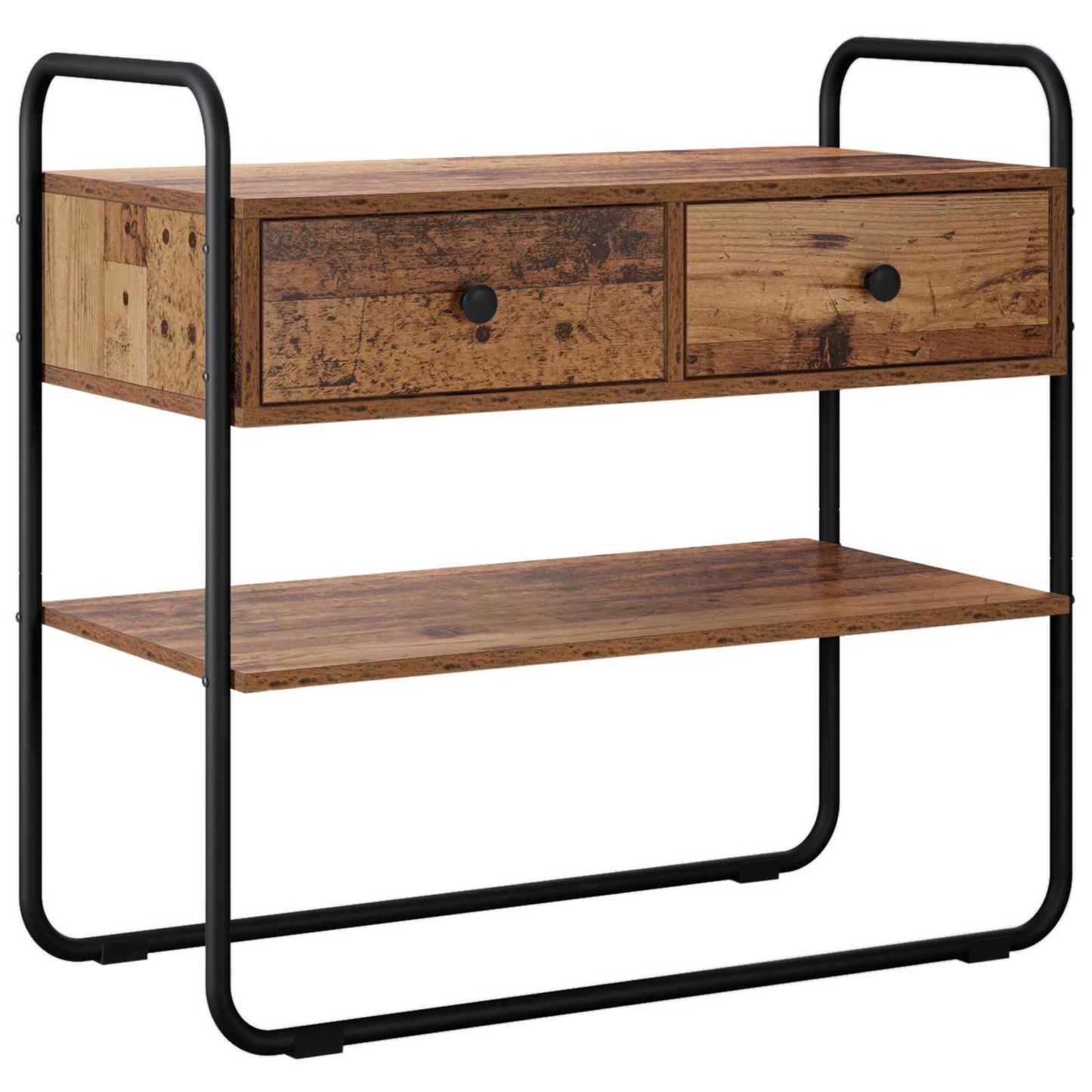 Konsolbord Gammelt træ 80 x 40 x 75 cm Konstrueret træ