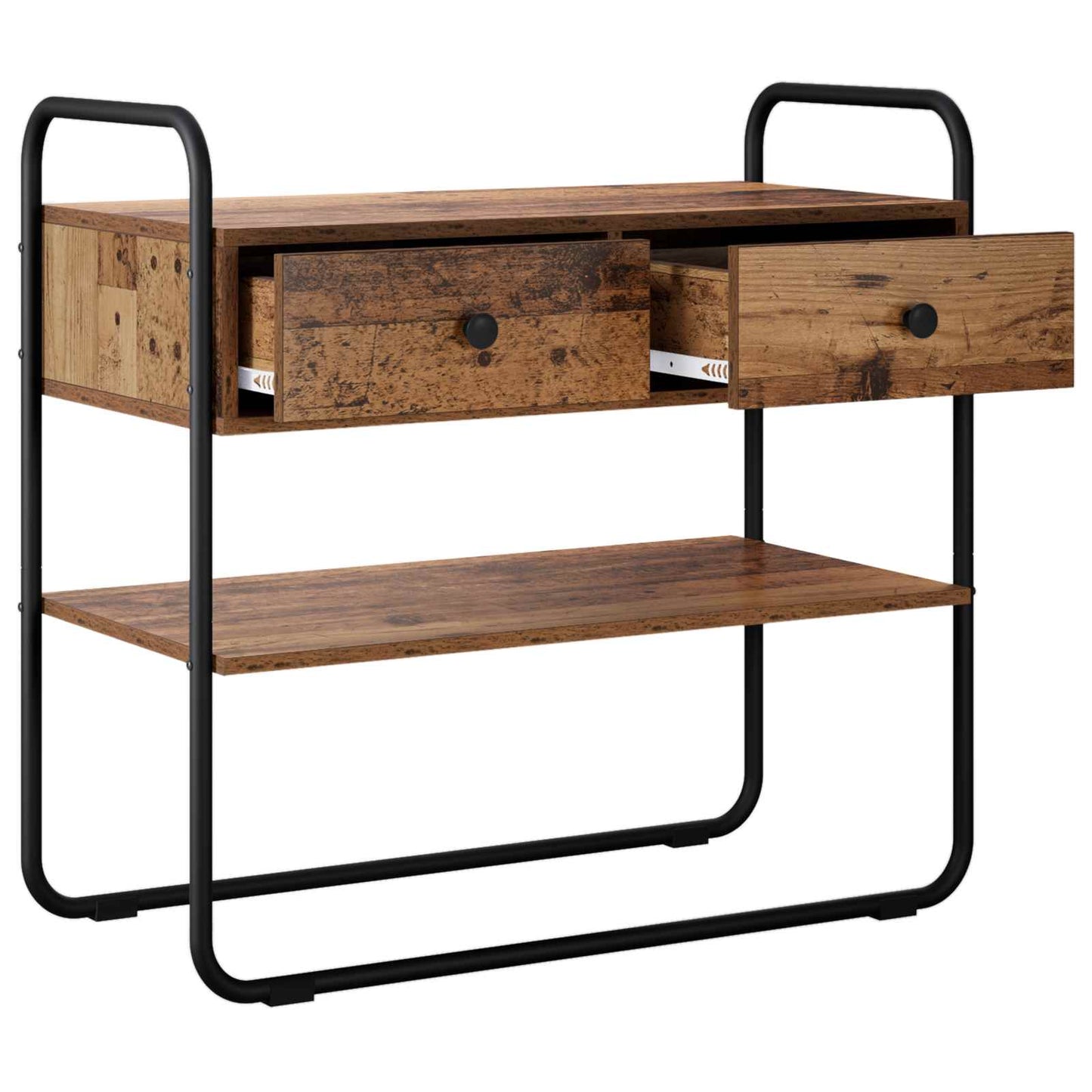 Konsolbord Gammelt træ 80 x 40 x 75 cm Konstrueret træ