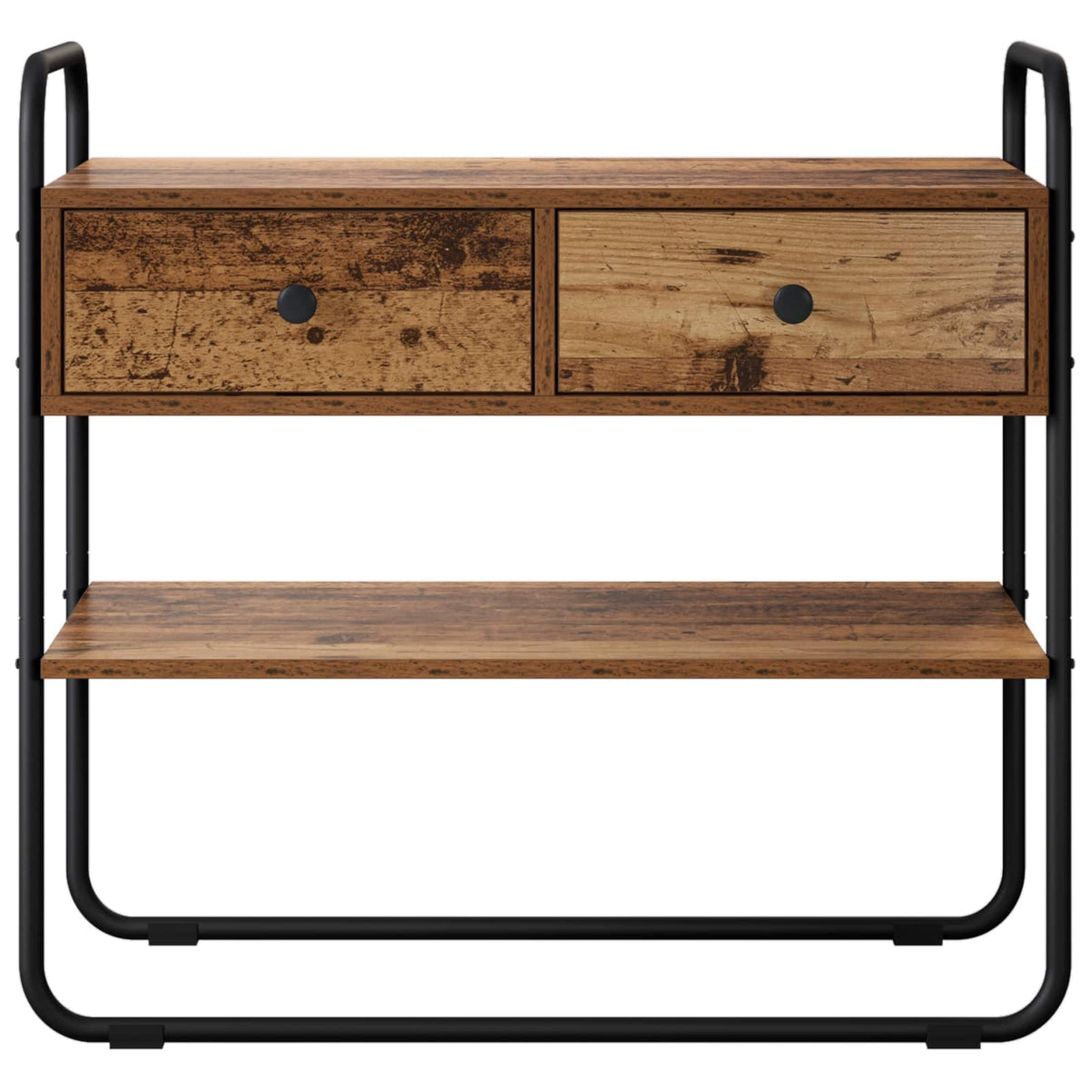 Konsolbord Gammelt træ 80 x 40 x 75 cm Konstrueret træ
