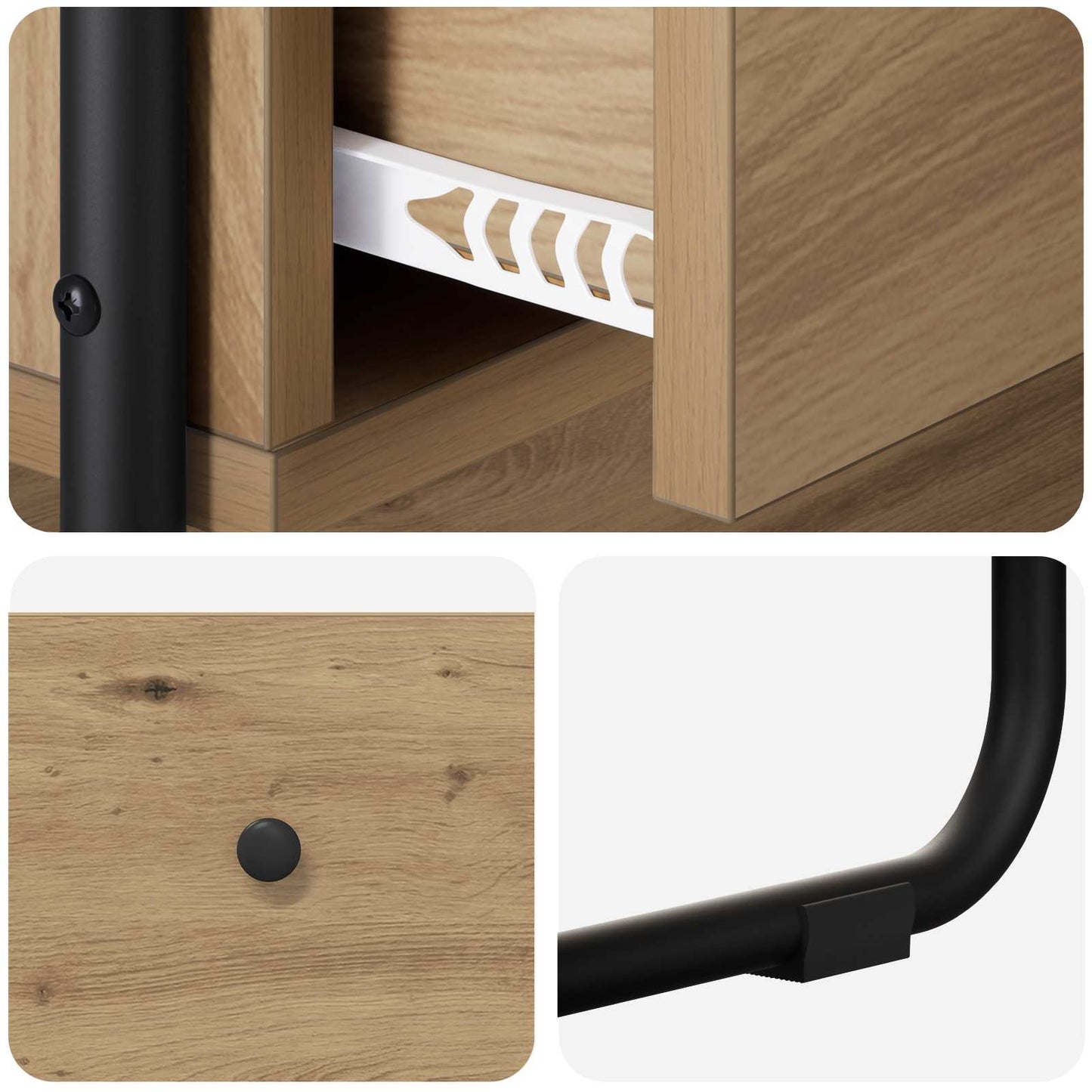 Konsolbord Artisan-eg 80 x 40 x 75 cm Konstrueret træ