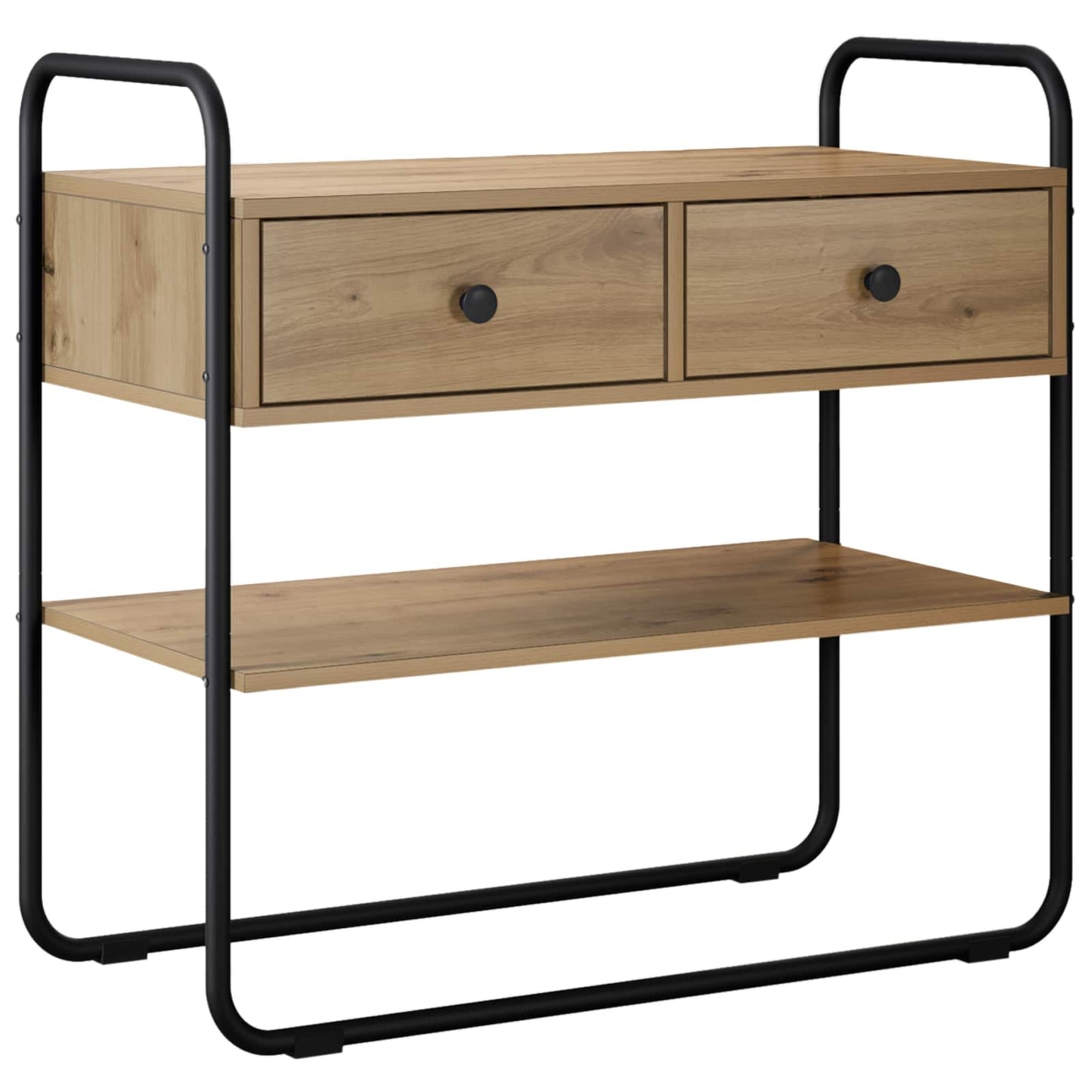 Konsolbord Artisan-eg 80 x 40 x 75 cm Konstrueret træ