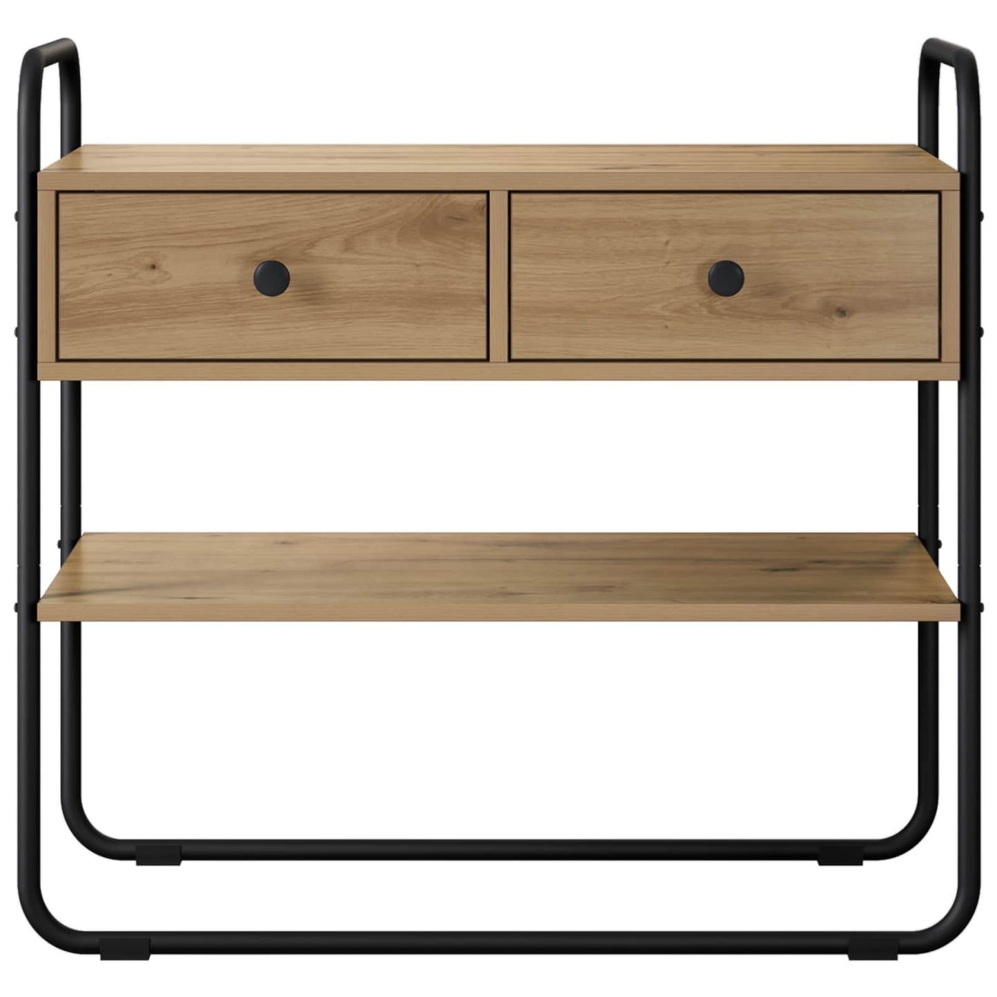 Konsolbord Artisan-eg 80 x 40 x 75 cm Konstrueret træ