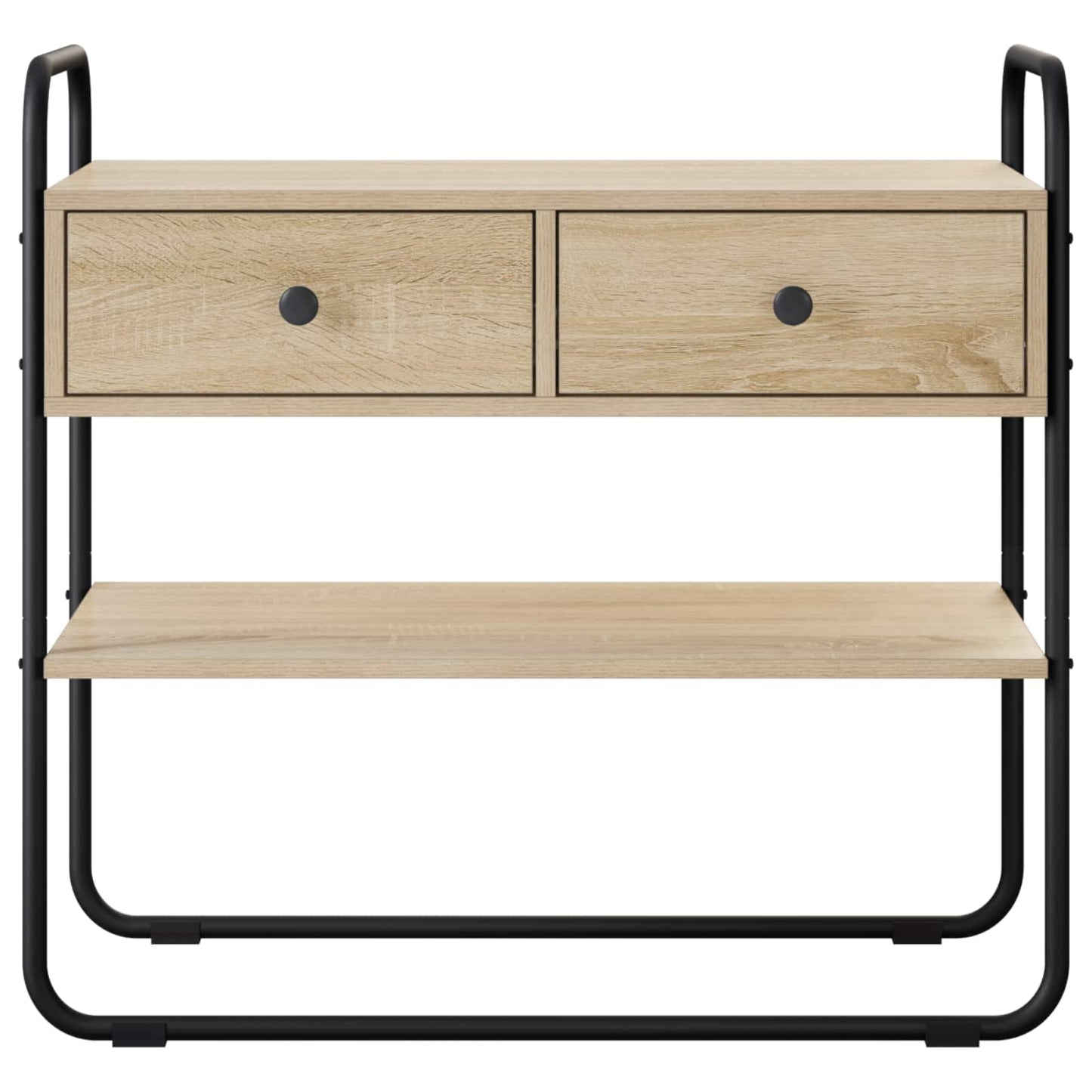 Konsolbord Sonoma-eg 100 x 40 x 75 cm Konstrueret træ