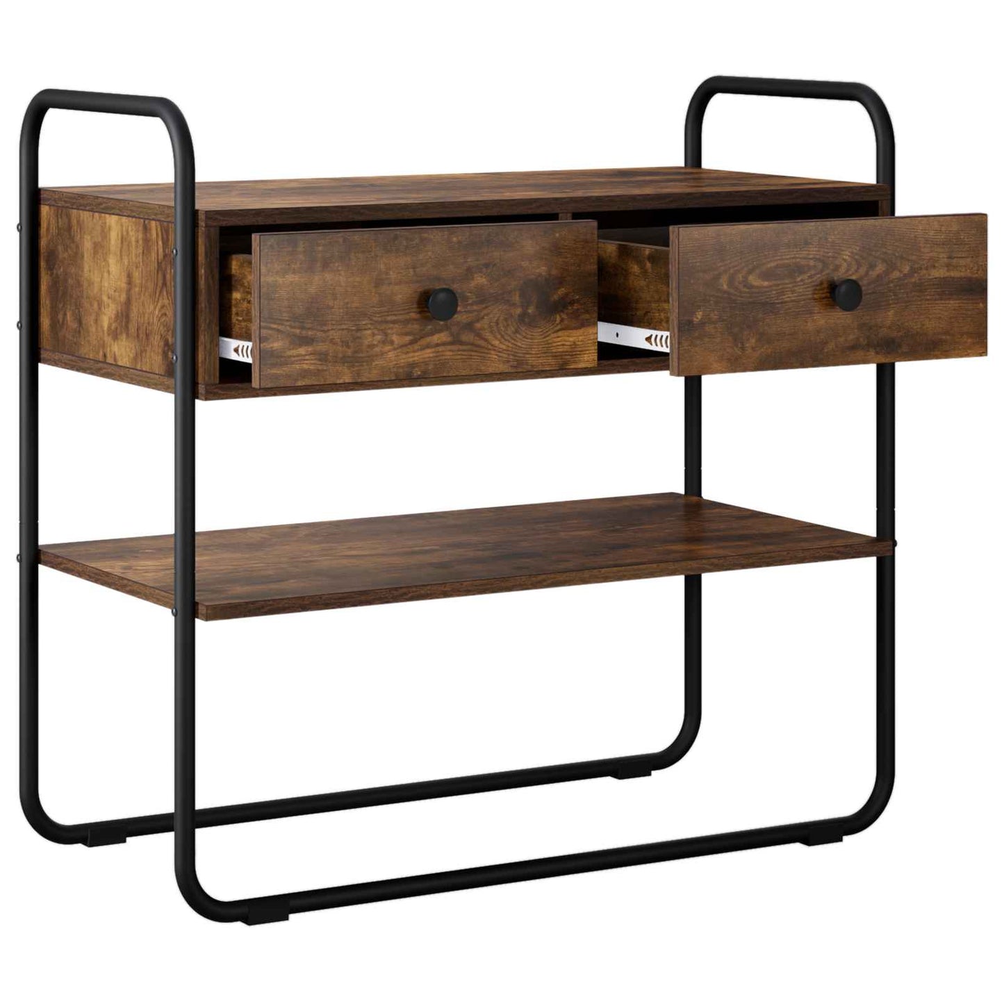 Konsolbord Røget eg 100 x 40 x 75 cm Konstrueret træ