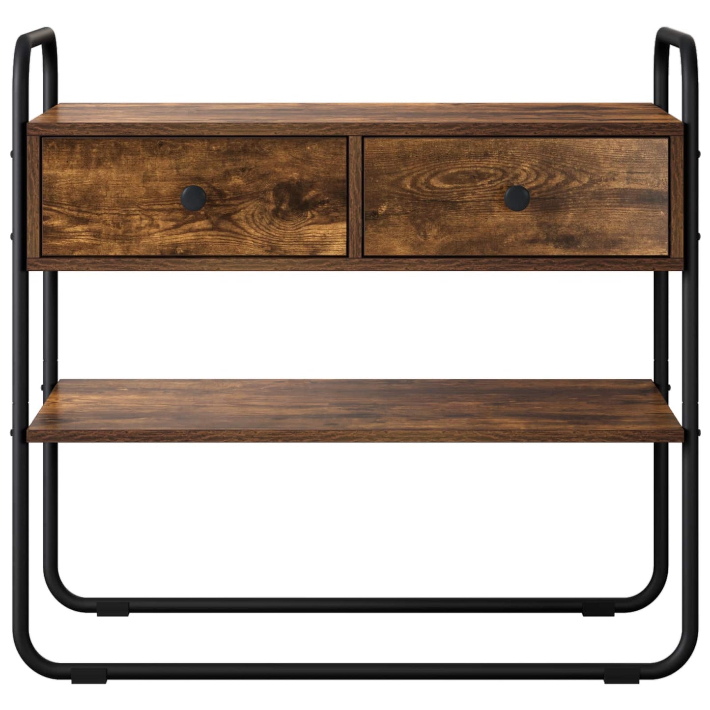 Konsolbord Røget eg 100 x 40 x 75 cm Konstrueret træ