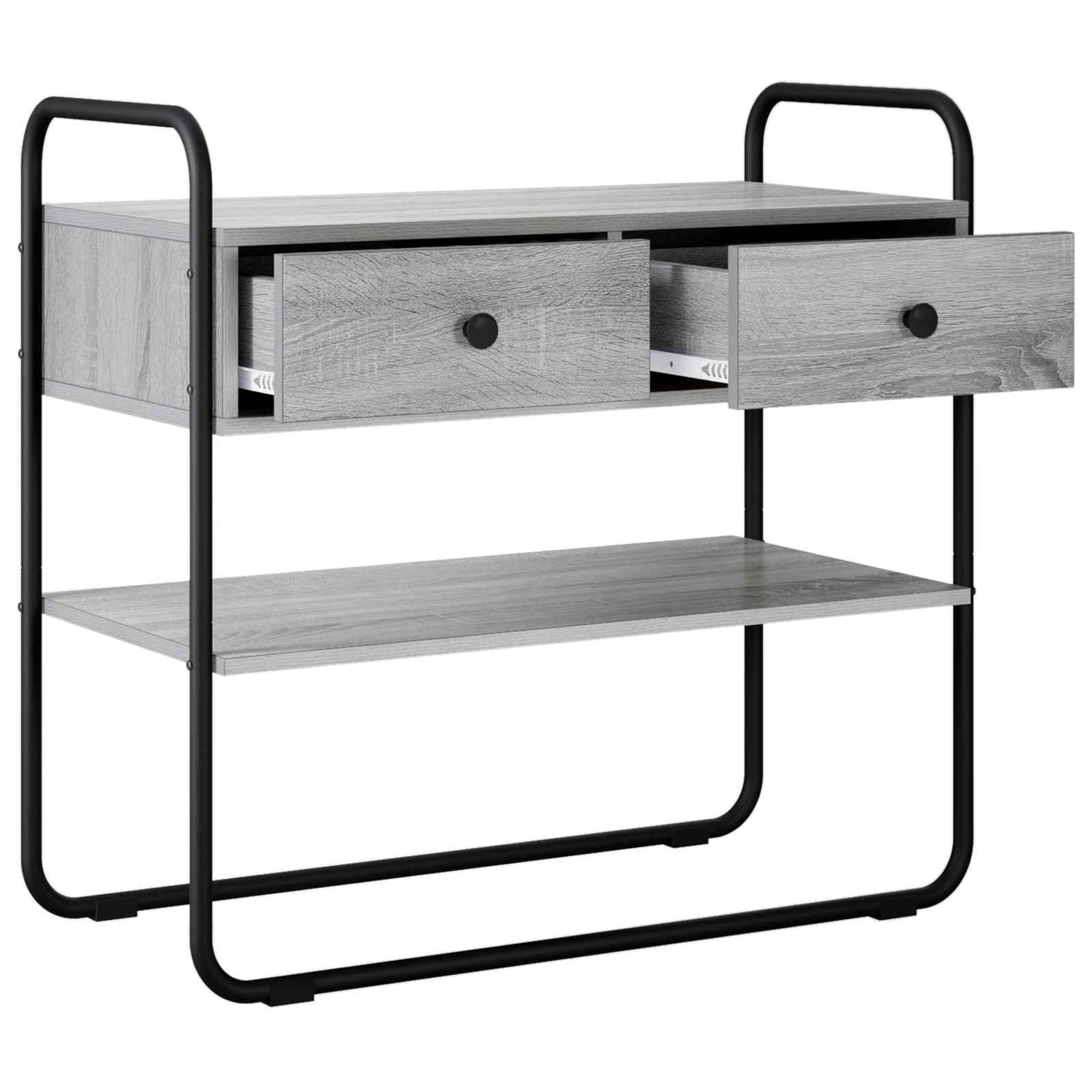 Konsolbord Grå Sonoma 100 x 40 x 75 cm Konstrueret træ
