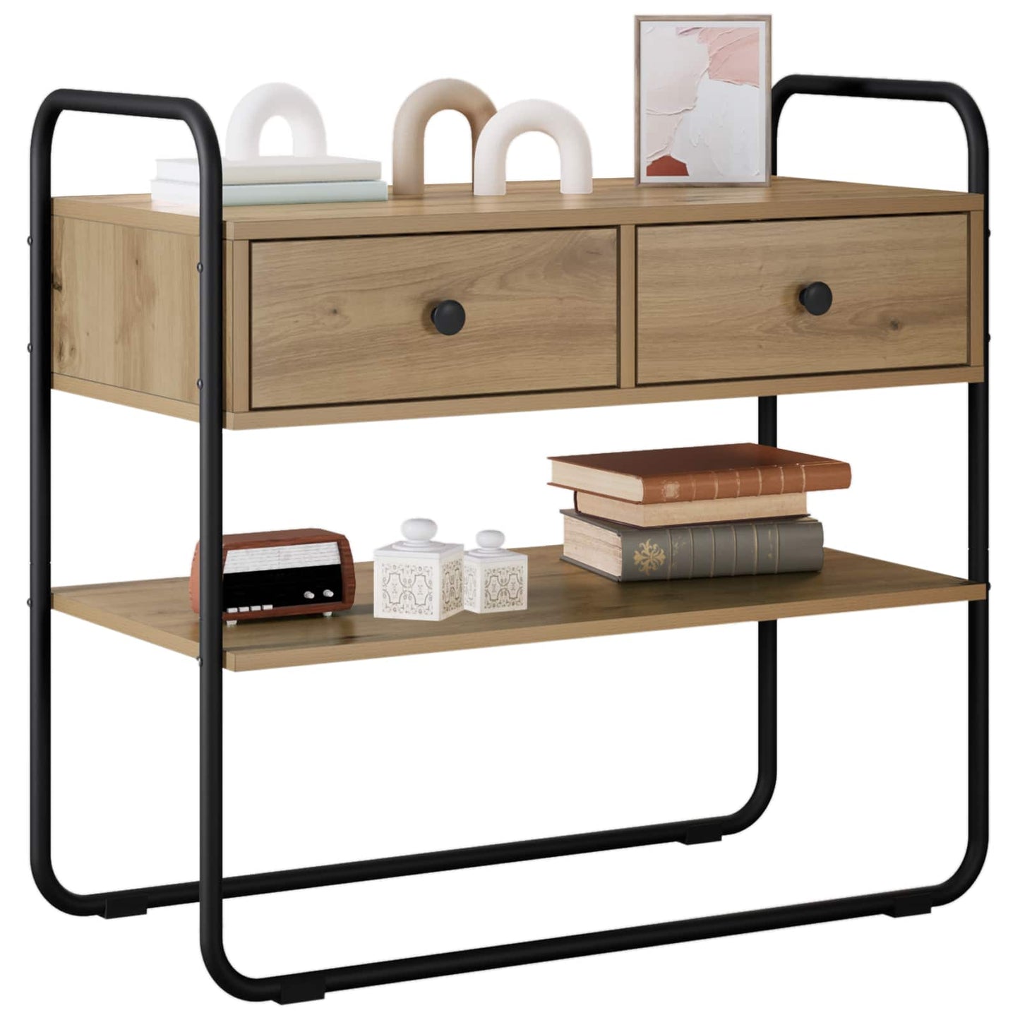 Konsolbord Artisan-eg 100 x 40 x 75 cm Konstrueret træ