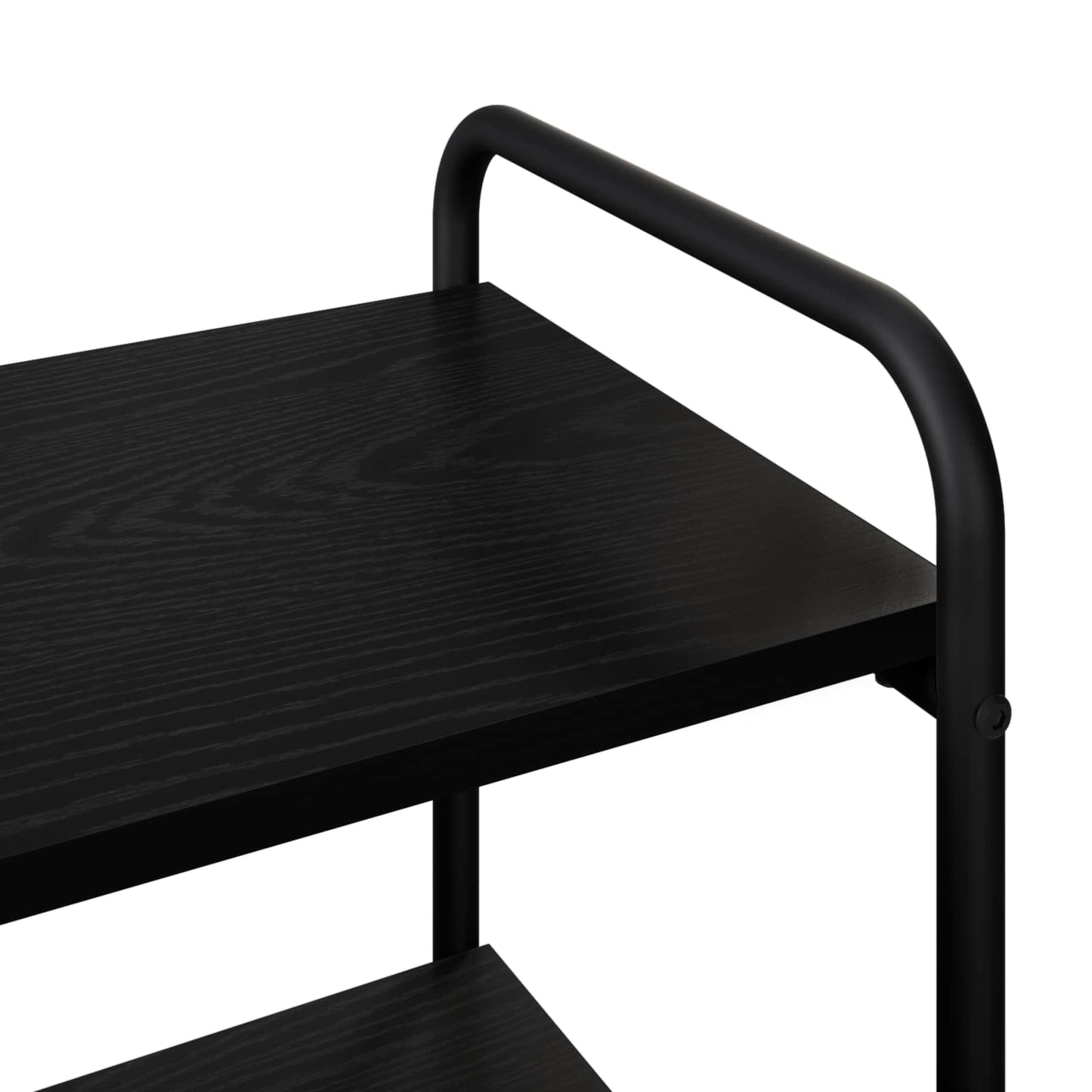 Konsolbord Sort eg 80 x 35 x 75 cm Konstrueret træ