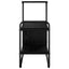 Konsolbord Sort eg 80 x 35 x 75 cm Konstrueret træ