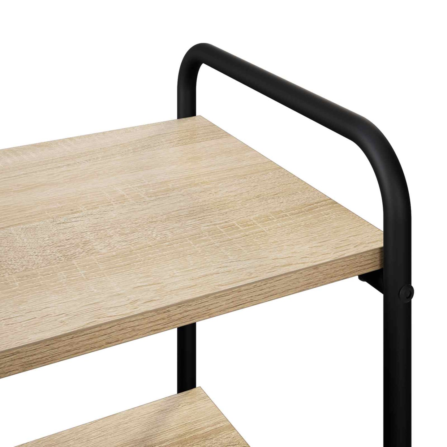 Konsolbord Sonoma-eg 80 x 35 x 75 cm Konstrueret træ