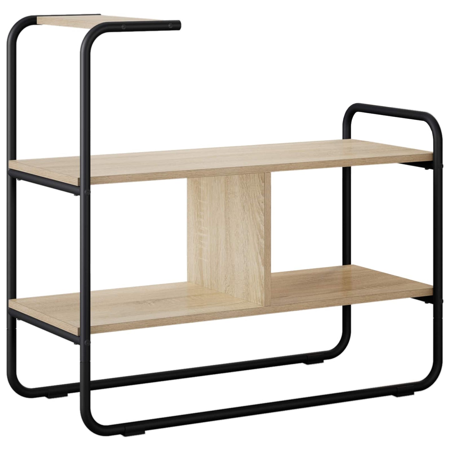 Konsolbord Sonoma-eg 80 x 35 x 75 cm Konstrueret træ