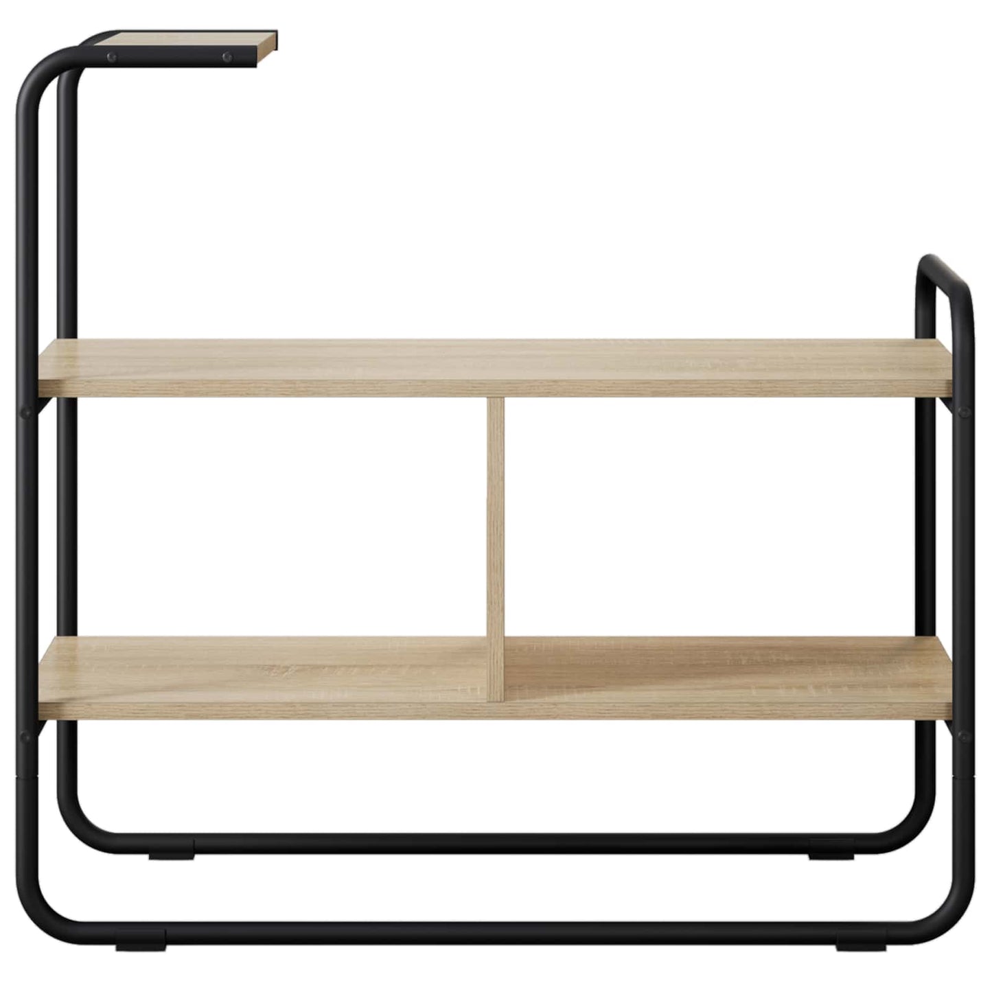 Konsolbord Sonoma-eg 80 x 35 x 75 cm Konstrueret træ