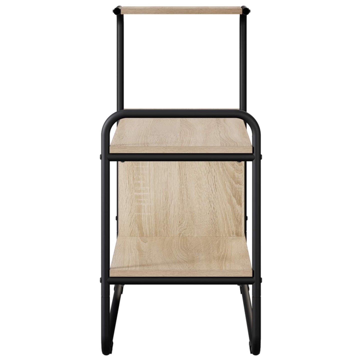 Konsolbord Sonoma-eg 80 x 35 x 75 cm Konstrueret træ