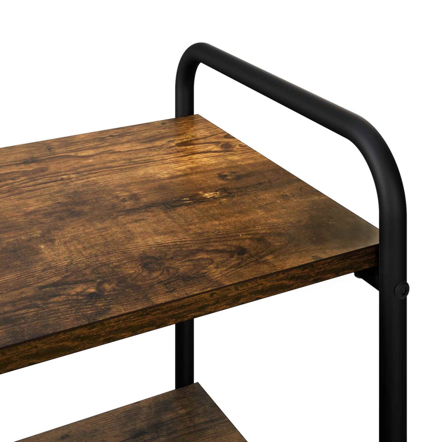 Konsolbord Røget eg 80 x 35 x 75 cm Konstrueret træ