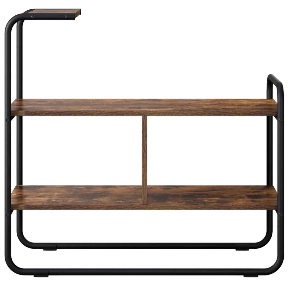 Konsolbord Røget eg 80 x 35 x 75 cm Konstrueret træ