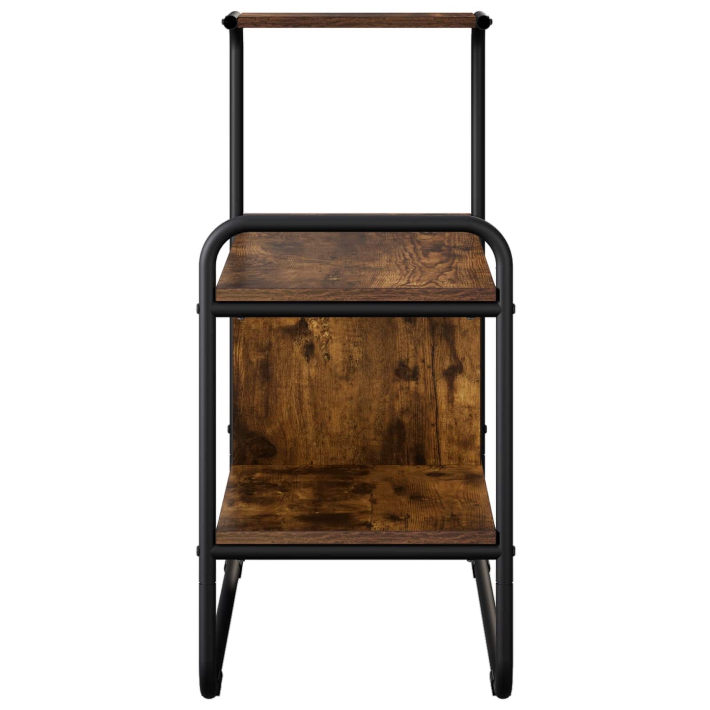 Konsolbord Røget eg 80 x 35 x 75 cm Konstrueret træ