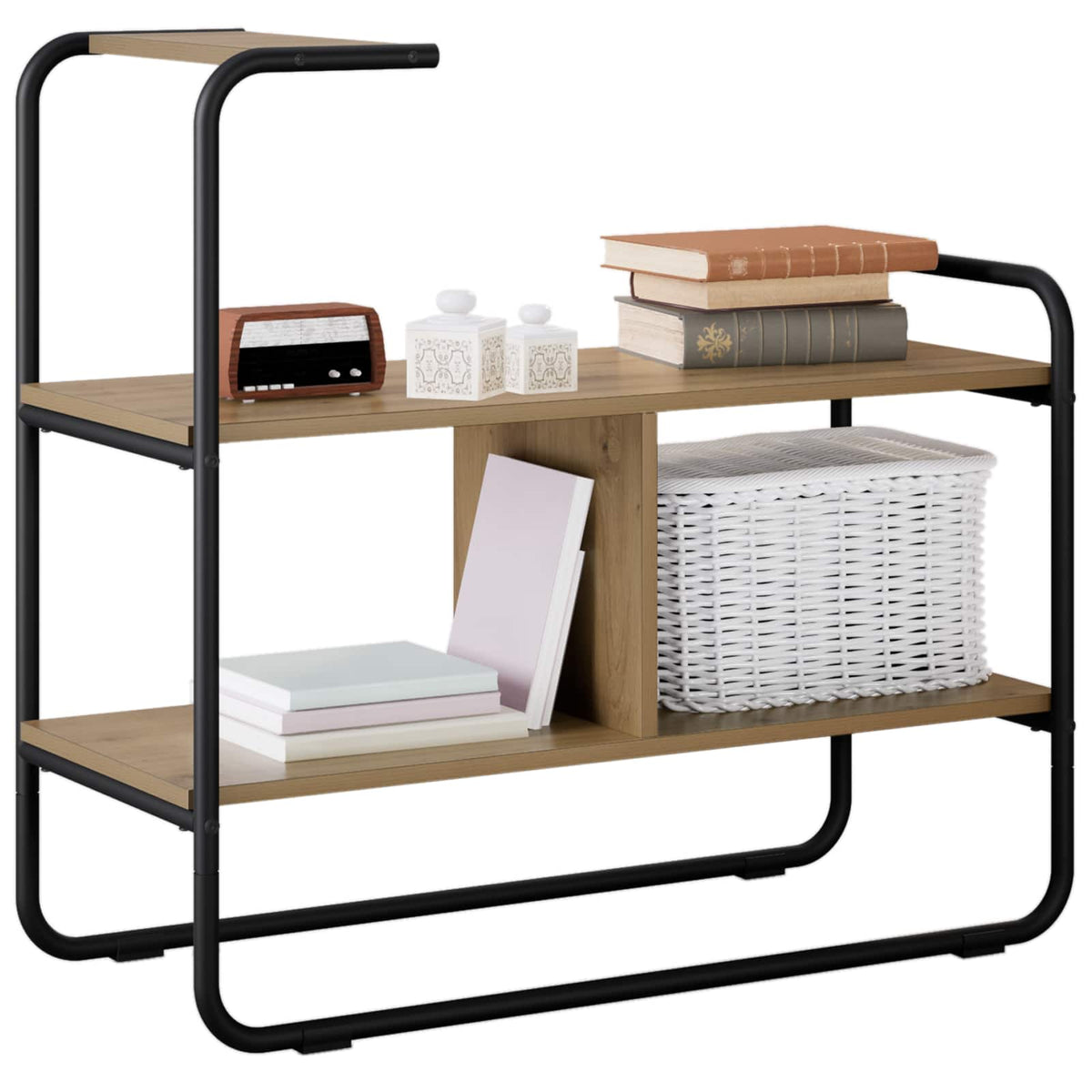 Konsolbord Artisan-eg 80 x 35 x 75 cm Konstrueret træ
