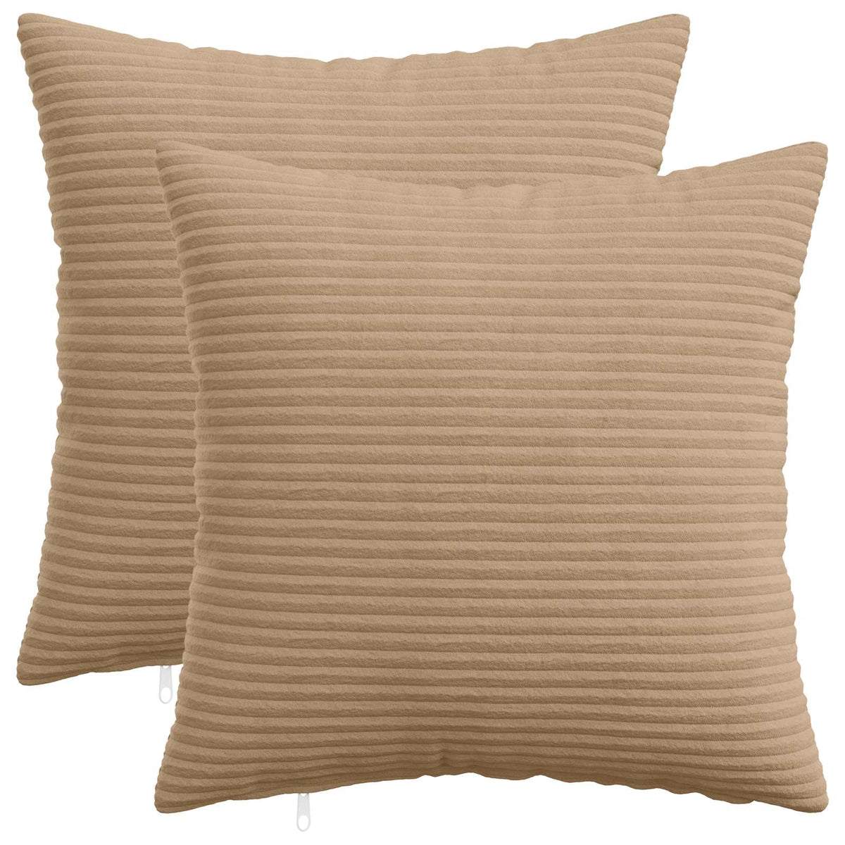 Pudebetræk 2 pcs HEERLEN Brun 30 x 30 cm cordfløjl