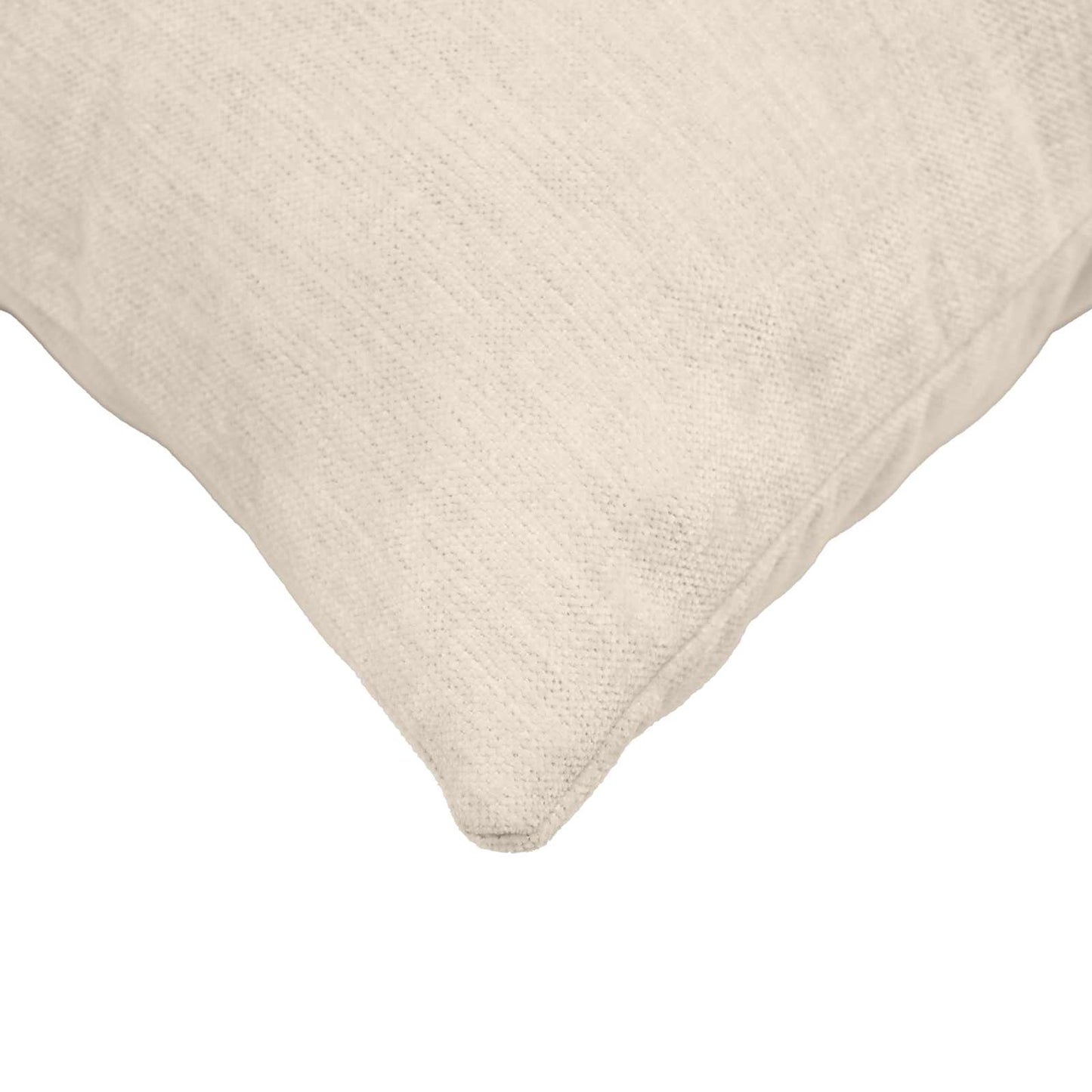 Pudebetræk 6 stk. HEERLEN Cremefarvet 30 x 30 cm Chenille Stof