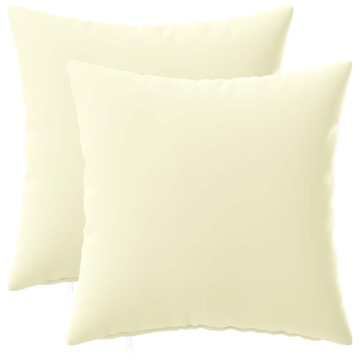 Pudebetræk 2 pcs HEERLEN Cremefarvet 30 x 30 cm Polyester