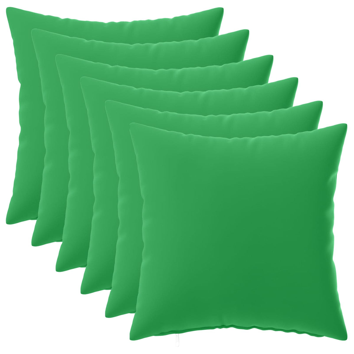Pudebetræk 6 pcs HEERLEN Grøn 30 x 30 cm Polyester