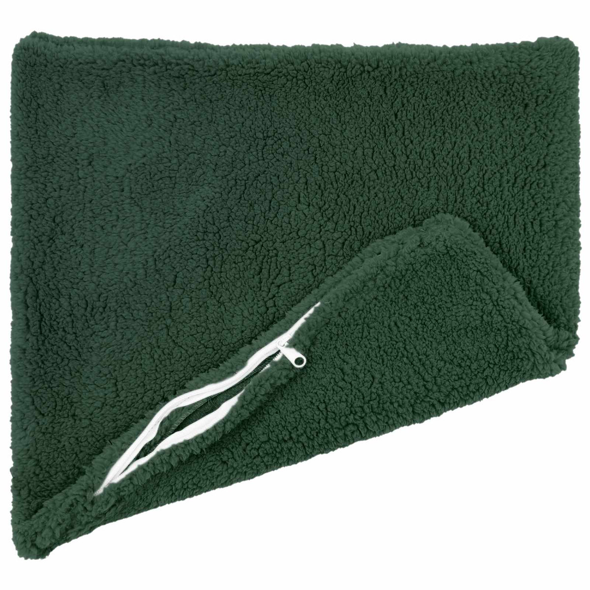 Pudebetræk 6 pcs HEERLEN Mørkegrøn 30 x 30 cm Bouclé