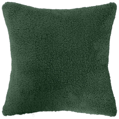 Pudebetræk 6 pcs HEERLEN Mørkegrøn 30 x 30 cm Bouclé
