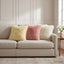 Pude med pude HEERLEN 6 stk. Hvid PV Fleece