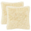 Pudebetræk 2 pcs HEERLEN Cremefarvet 30 x 30 cm PV Fleece