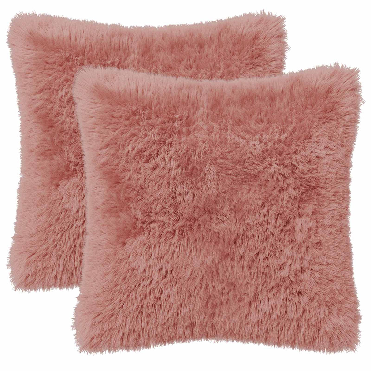 Pudebetræk 2 pcs HEERLEN Lyserød 30 x 30 cm PV Fleece