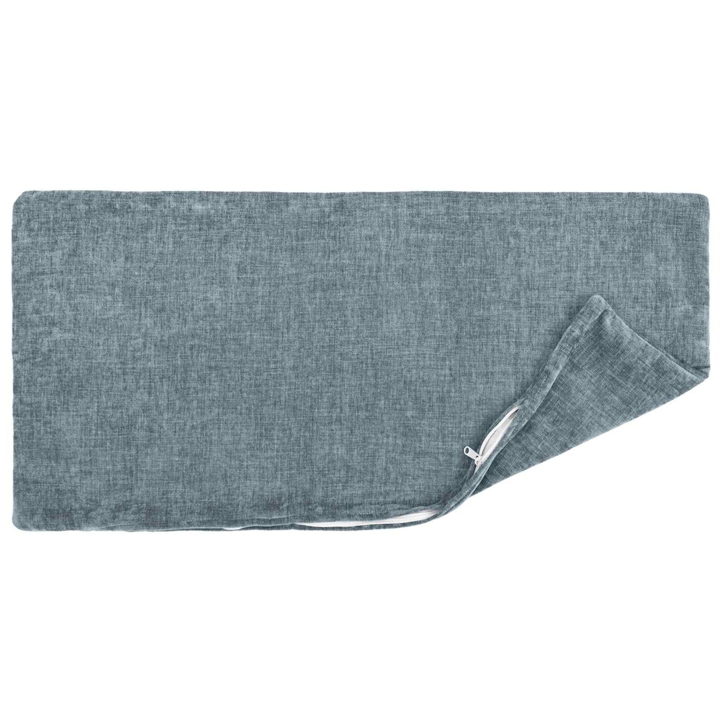 Pudebetræk 6 stk. HEERLEN Lyseblå 30 x 50 cm Chenille Stof