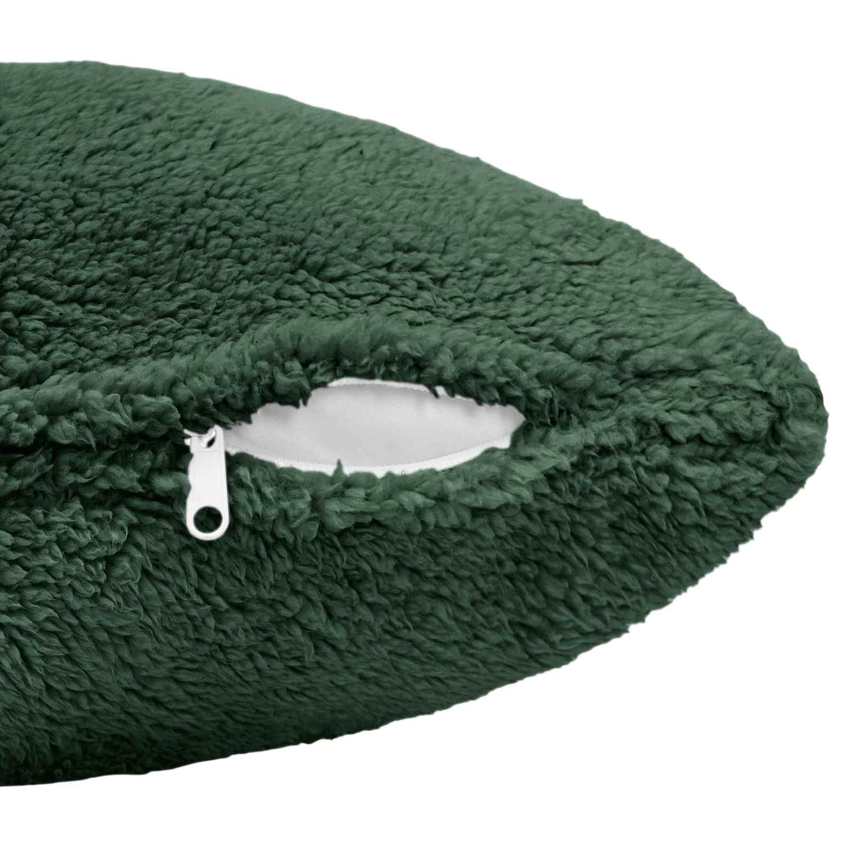 Pudebetræk 2 pcs HEERLEN Mørkegrøn 30 x 50 cm Bouclé