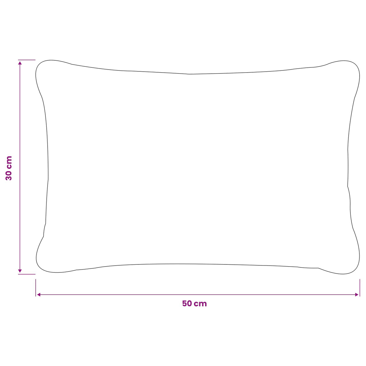 Pudebetræk 2 pcs HEERLEN Mørkegrøn 30 x 50 cm Bouclé