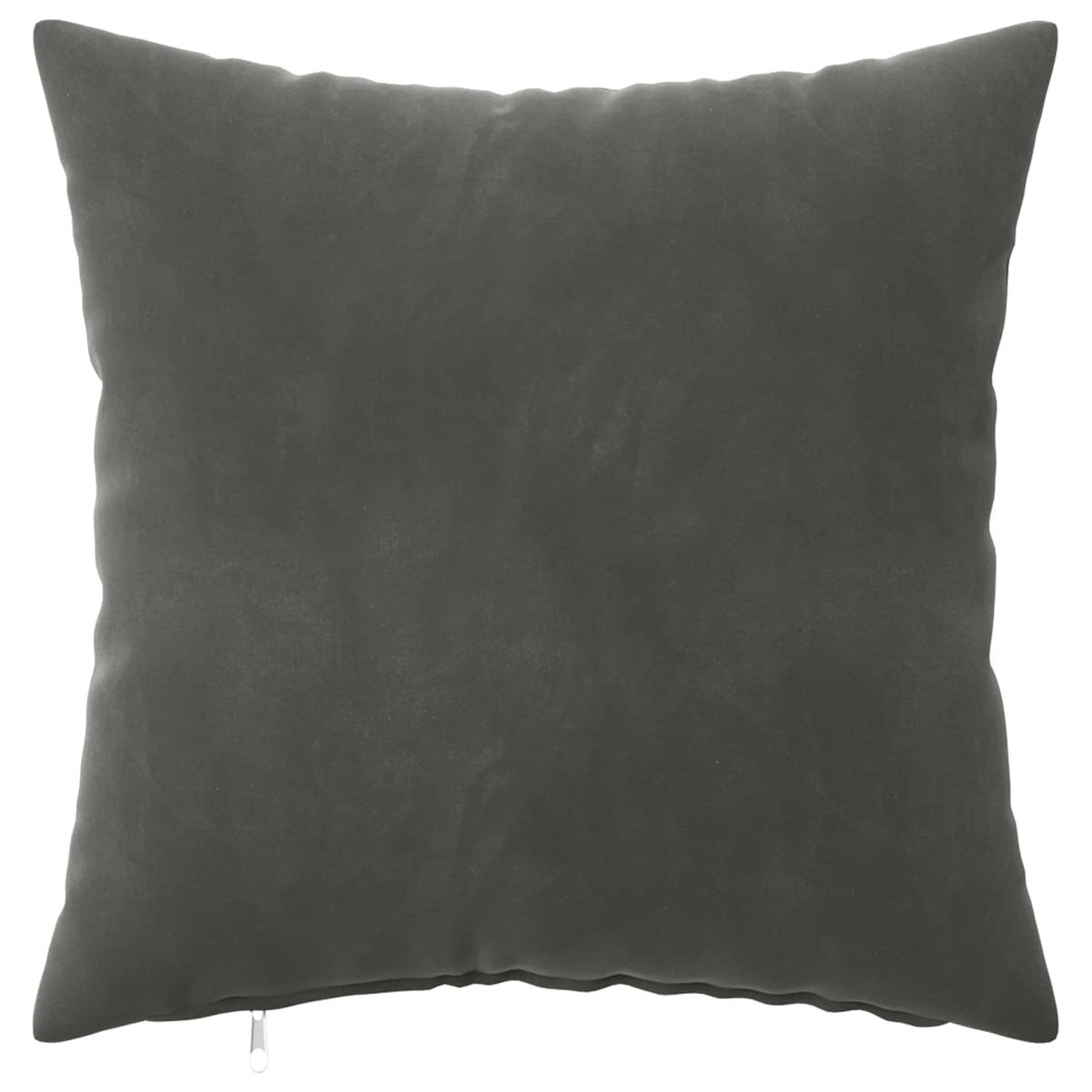 Pudebetræk 2 pcs HEERLEN Mørkegrå 35 x 35 cm Fløjl