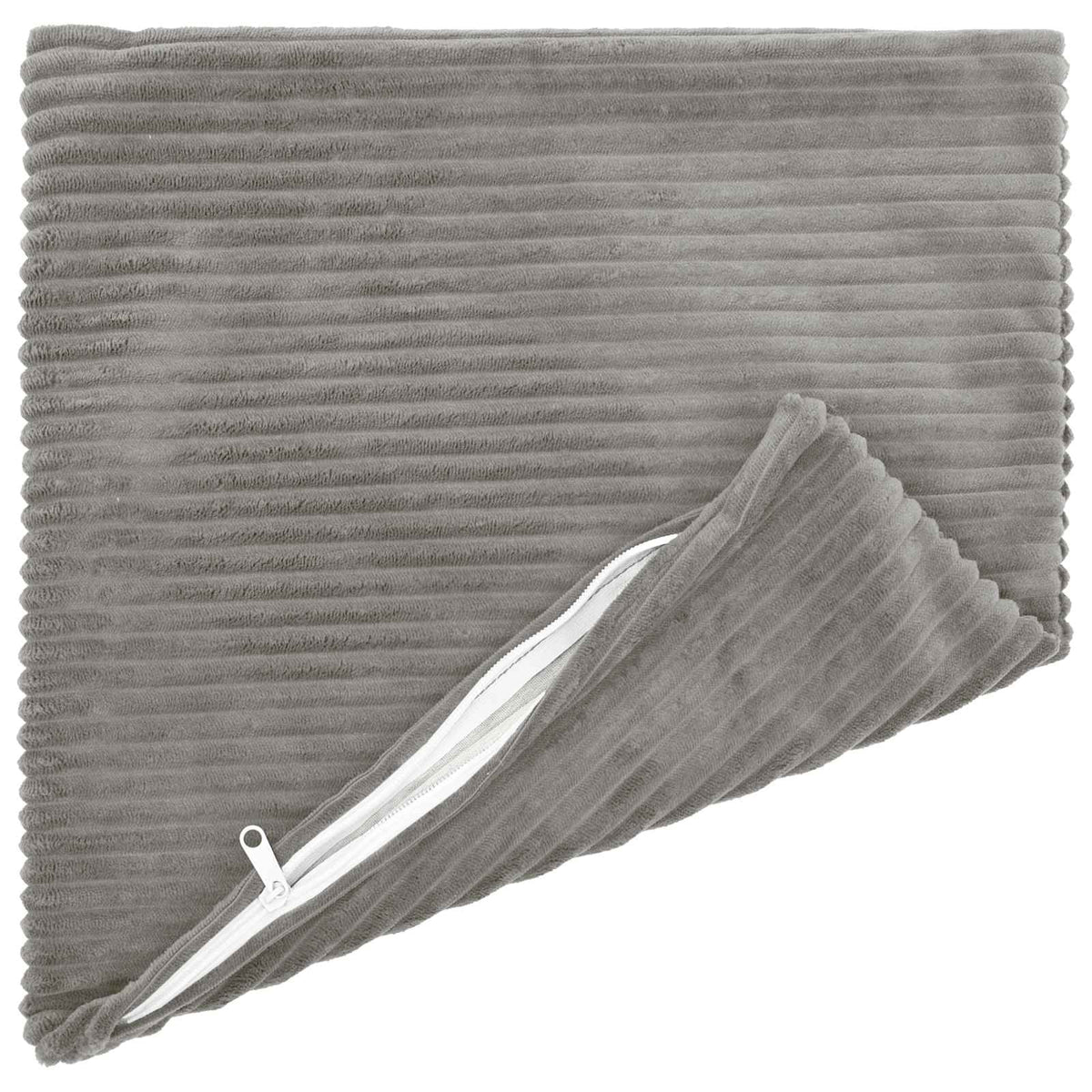 Pudebetræk 2 pcs HEERLEN Lysegrå 35 x 35 cm cordfløjl