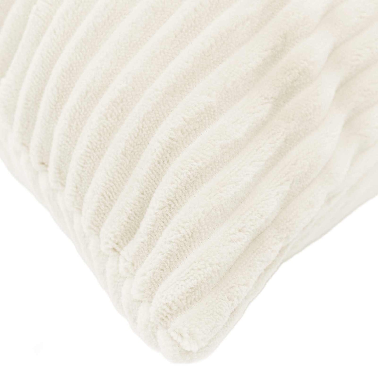 Pudebetræk 6 pcs HEERLEN Cremefarvet 35 x 35 cm cordfløjl