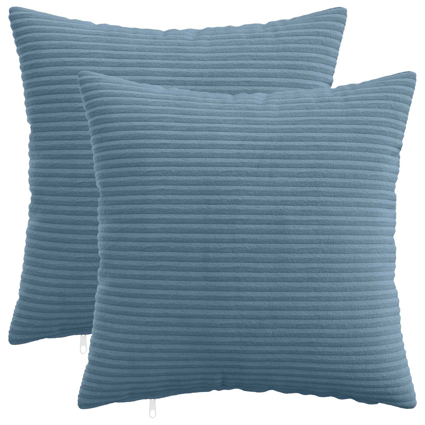 Pudebetræk 2 pcs HEERLEN Blå 35 x 35 cm cordfløjl