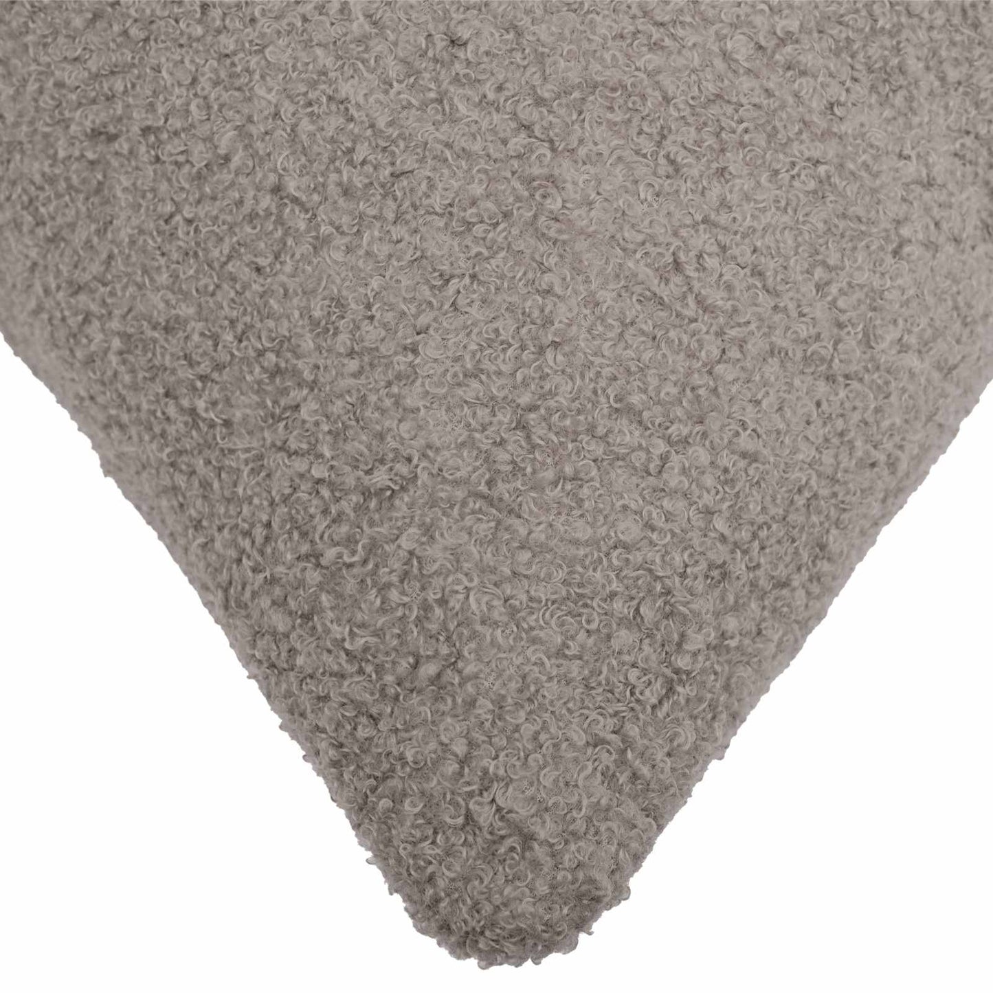 Pudebetræk 6 pcs HEERLEN Lysegrå 35 x 35 cm Bouclé