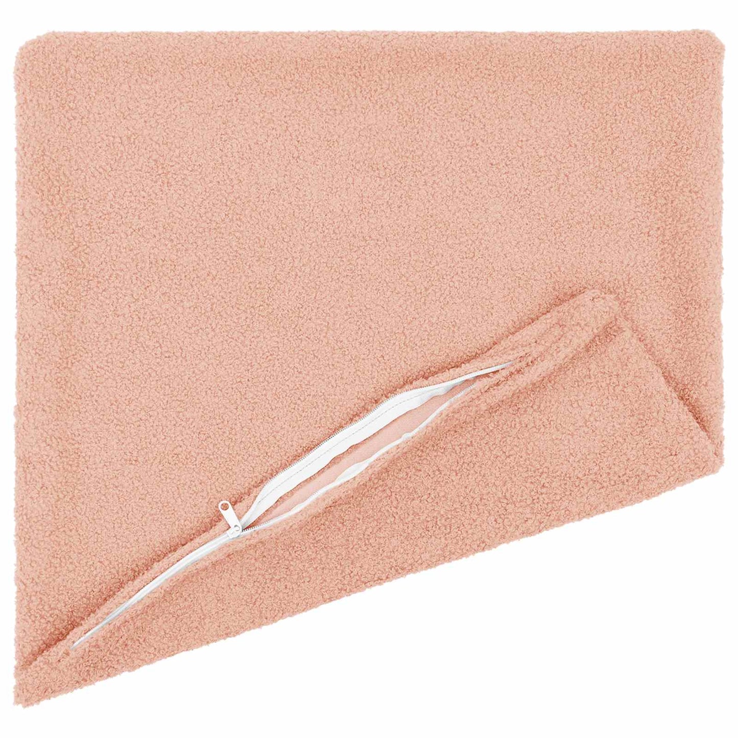 Pudebetræk 6 pcs HEERLEN Lyserød 35 x 35 cm Bouclé