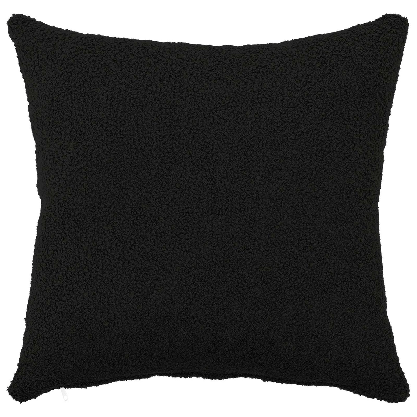 Pudebetræk 6 pcs HEERLEN Sort 35 x 35 cm Bouclé