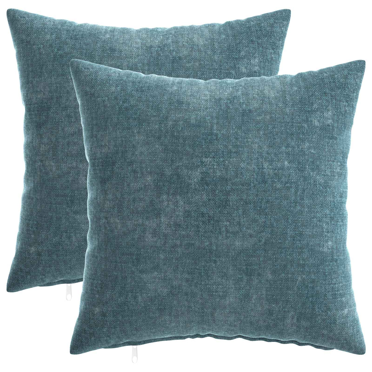Pudebetræk 2 stk. HEERLEN Blå 35 x 35 cm Chenille Stof